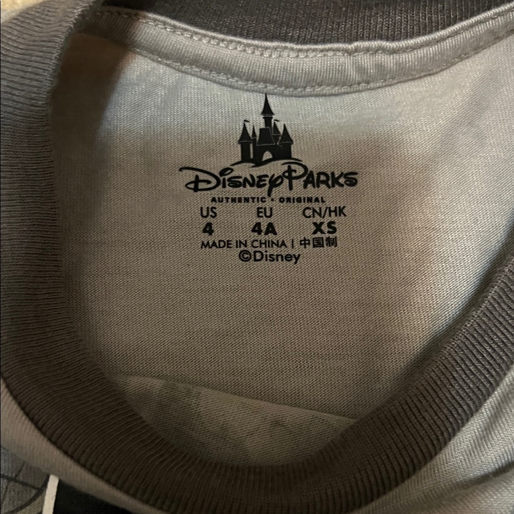 Disneyland Gray and Yellow Mickey Mouse Pajama Set - Picture 2 of 3